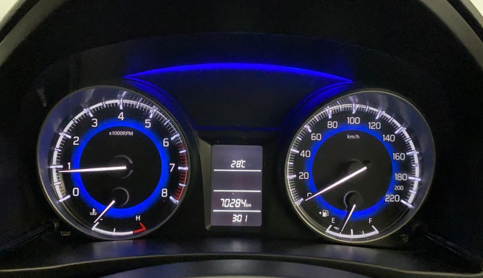 2018 Maruti Baleno DELTA PETROL 1.2, Petrol, Manual, 70,276 km, Odometer Image