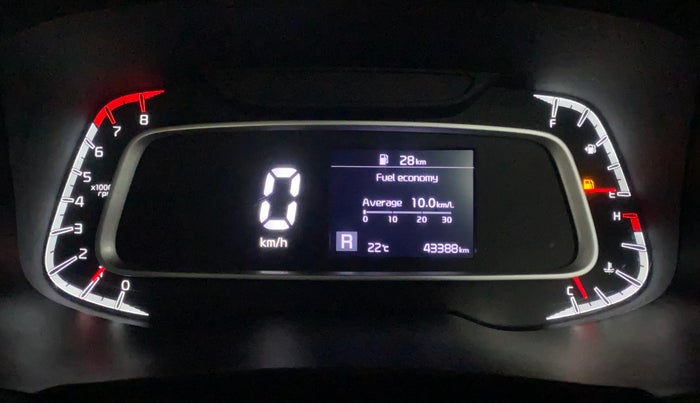 2021 KIA SONET HTX 1.0 IMT, Petrol, Manual, 43,344 km, Odometer Image