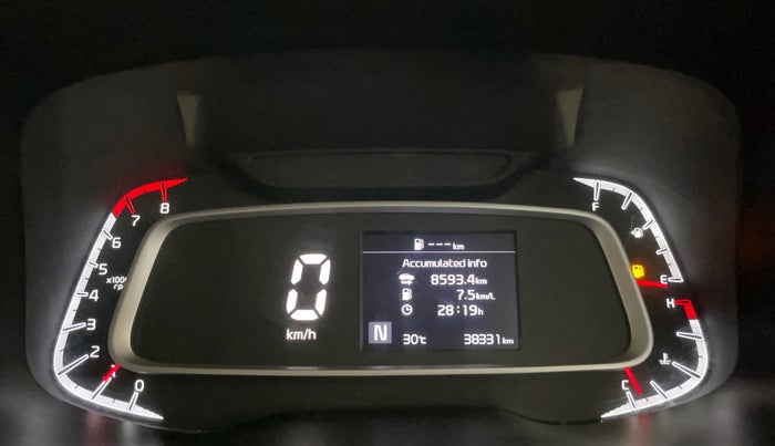 2020 KIA SONET HTX 1.0 IMT, Petrol, Manual, 38,331 km, Odometer Image