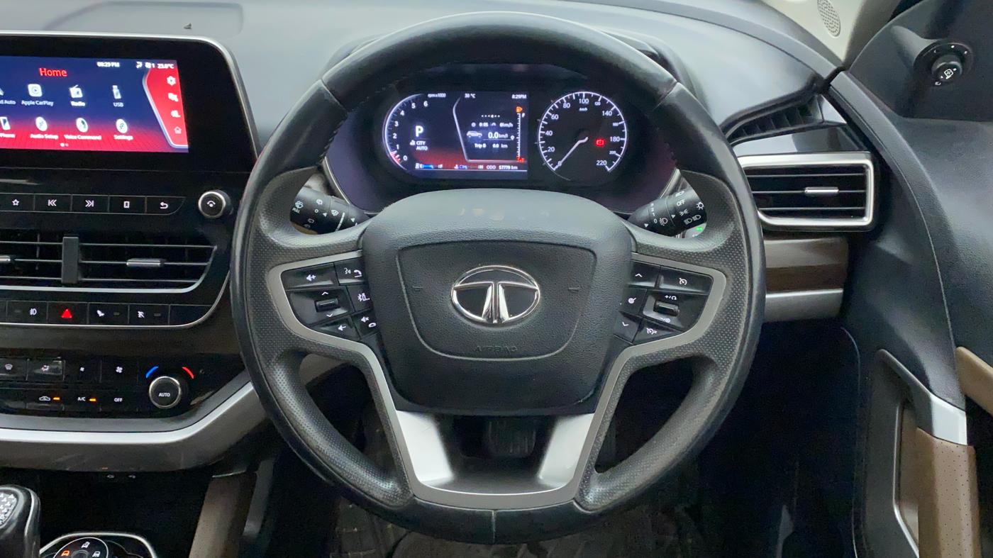 2021 Tata Harrier XZA PLUS 2.0L, Diesel, Automatic, 58,025 km, Steering Wheel Close Up