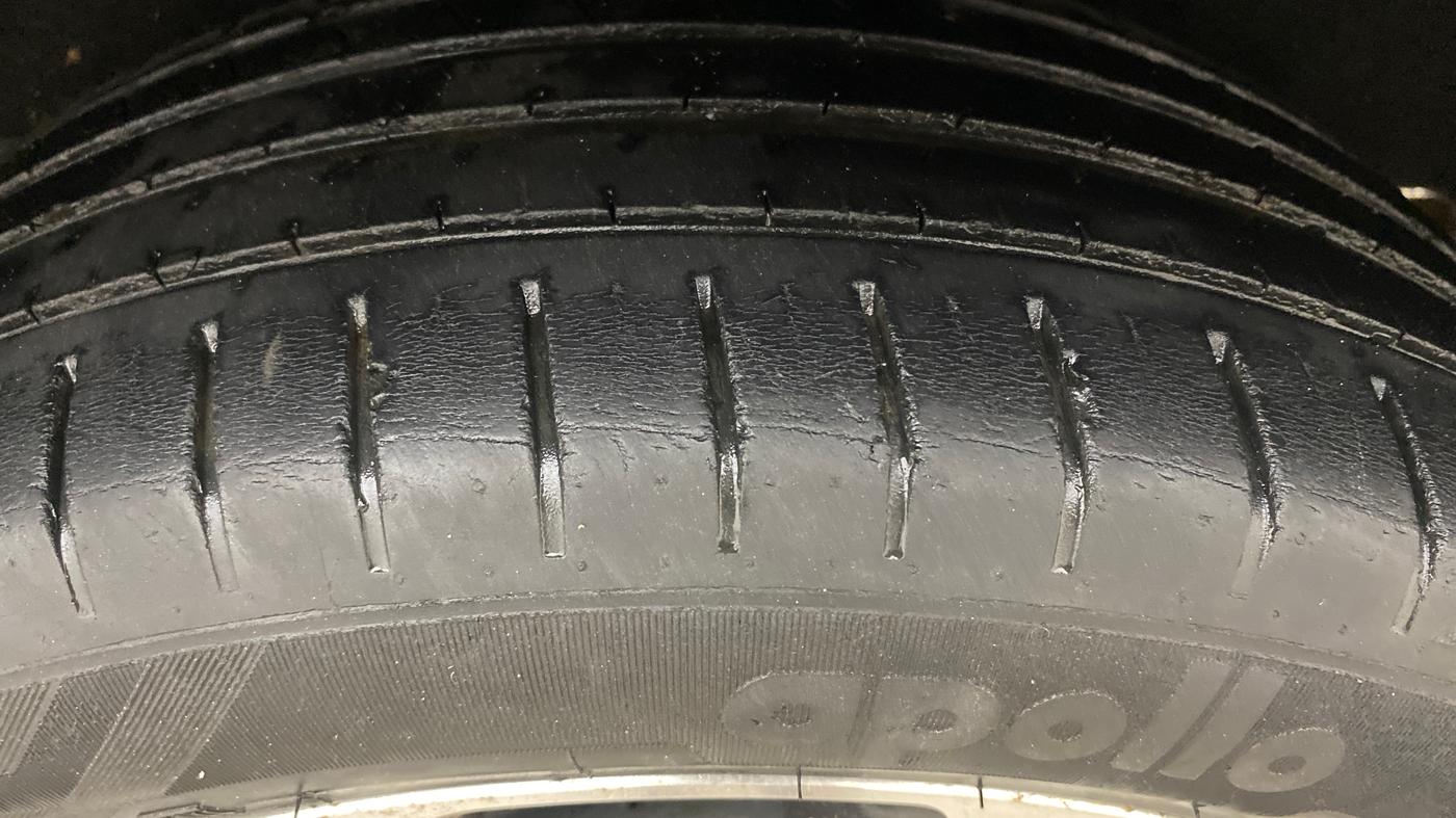 2021 Toyota Glanza V CVT, Petrol, Automatic, 59,886 km, Left Rear Tyre Tread