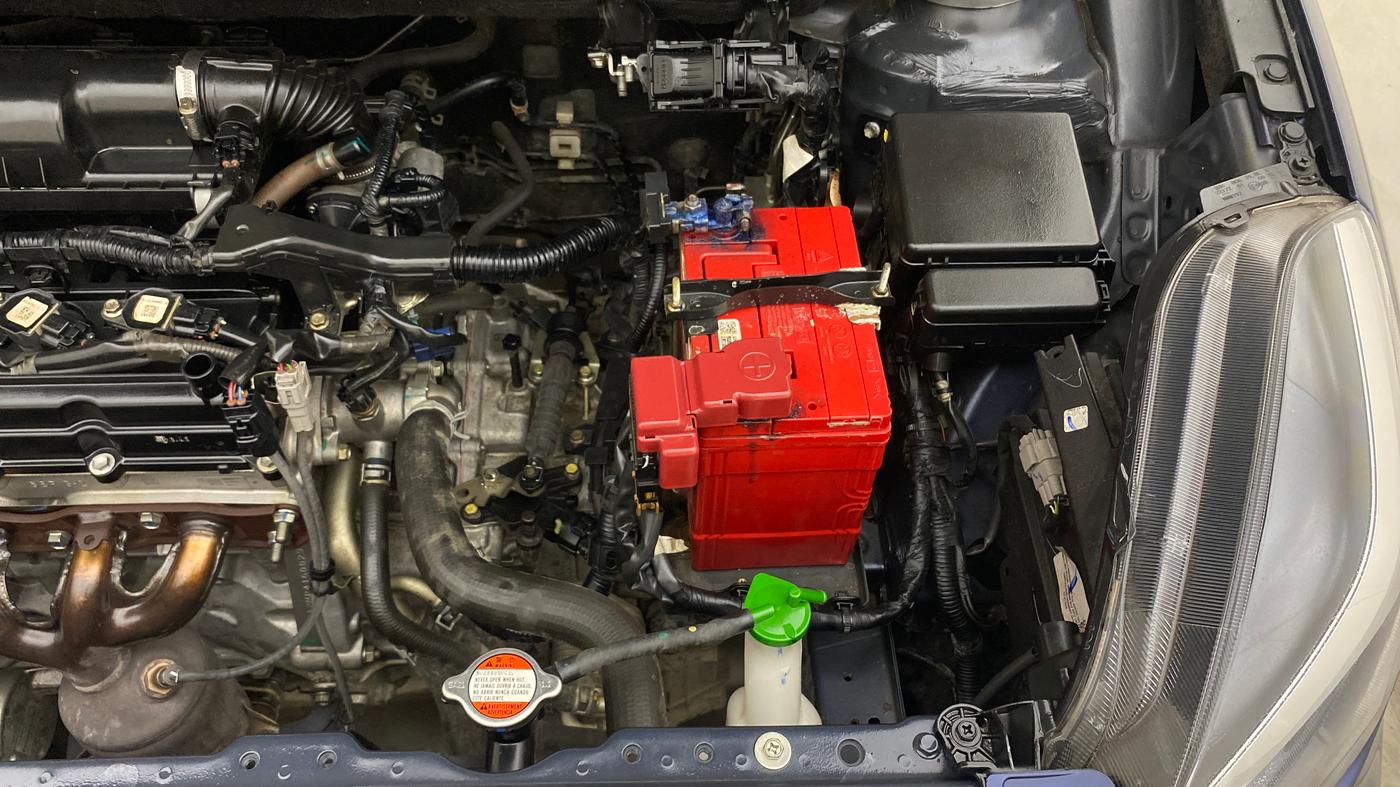 2021 Toyota Glanza V CVT, Petrol, Automatic, 59,886 km, Engine View - Left