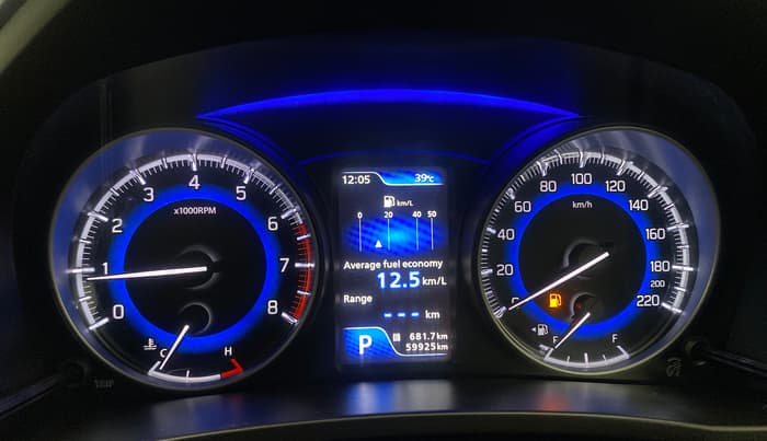 2021 Toyota Glanza V CVT, Petrol, Automatic, 59,886 km, Odometer Image