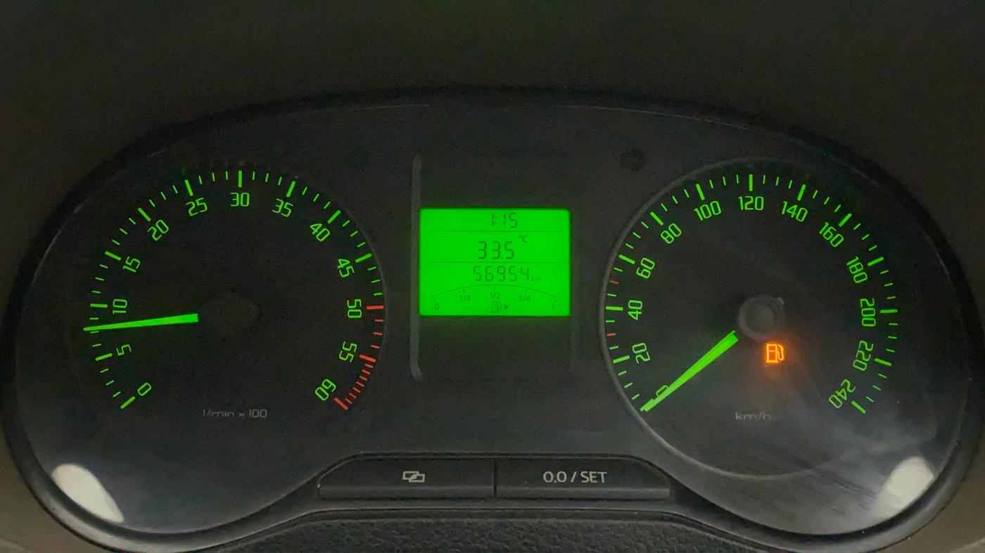 2013 Skoda Rapid ACTIVE 1.6 TDI CR MT PLUS, Diesel, Manual, 56,954 km, Odometer Image