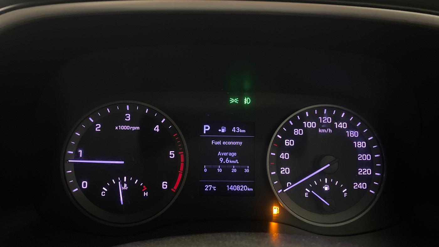 2020 Hyundai Tucson GL (O) 2WD AT, Diesel, Automatic, 1,40,820 km, Odometer Image