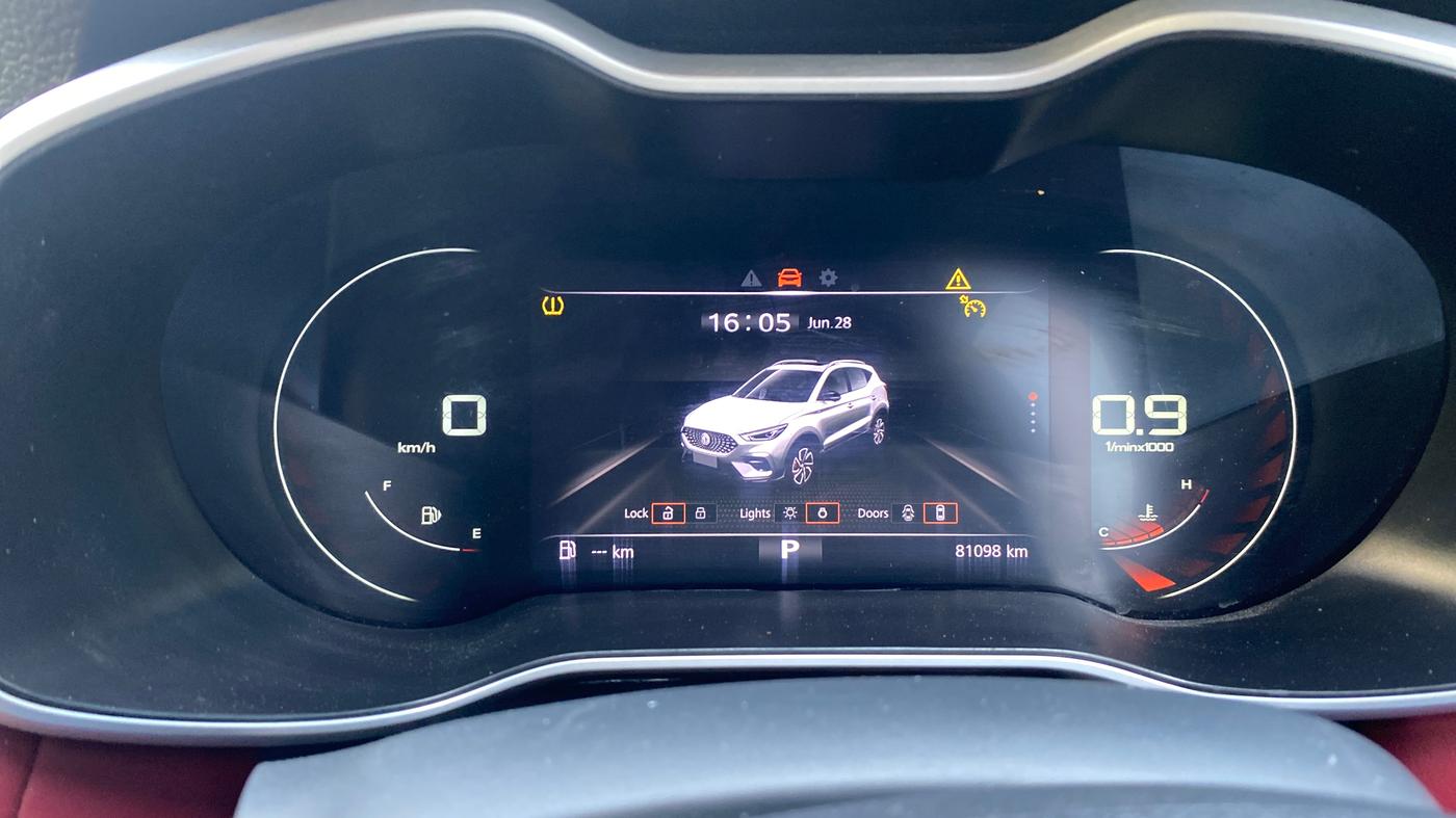 2023 MG ASTOR SHARP 1.5 CVT, Petrol, Automatic, 81,097 km, Odometer Image