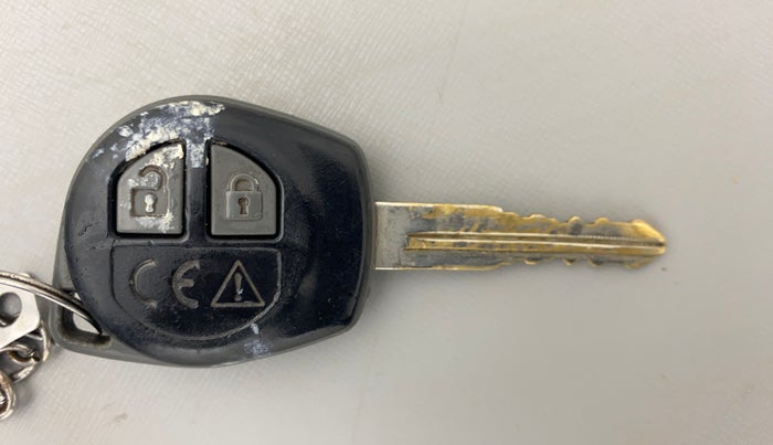 2017 Maruti Ciaz SIGMA 1.4 MT PETROL, Petrol, Manual, 1,01,141 km, Key Close Up