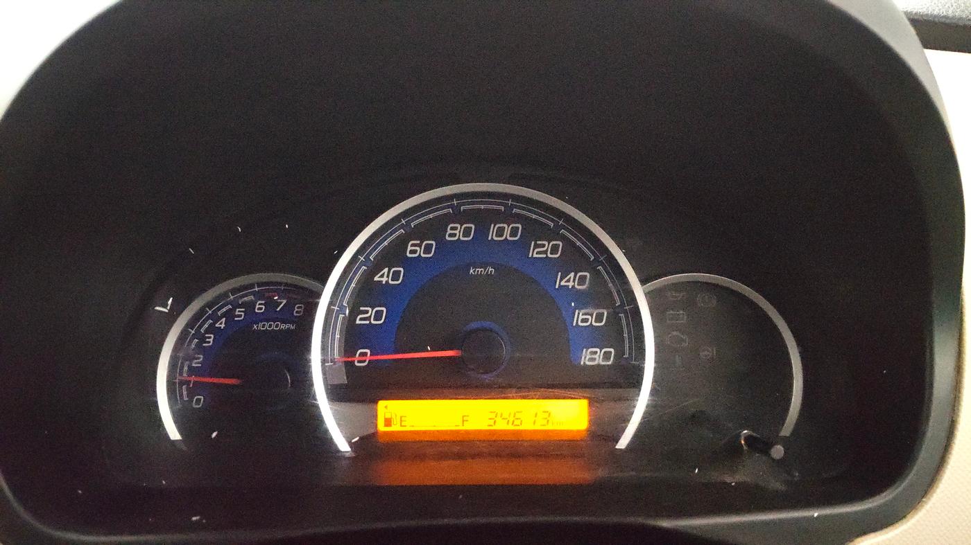2017 Maruti Wagon R 1.0 VXI, Petrol, Manual, 34,612 km, Odometer Image