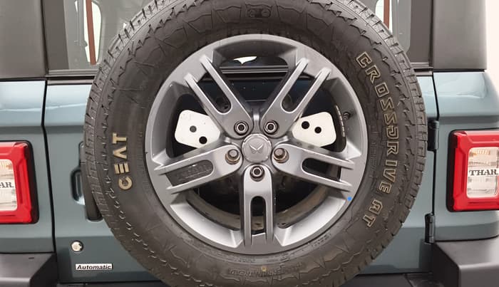 2023 Mahindra Thar LX PETROL HT 4WD AT, Petrol, Automatic, 17,621 km, Spare Tyre