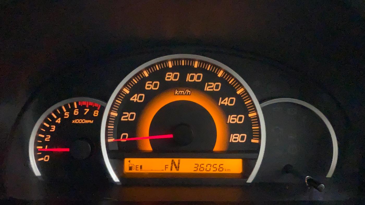 2016 Maruti Wagon R 1.0 VXI AMT, Petrol, Automatic, 36,229 km, Odometer Image