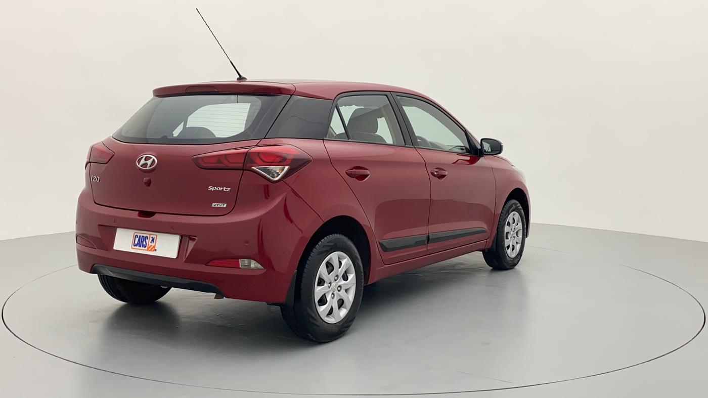 2017 Hyundai Elite i20 SPORTZ 1.2, Petrol, Manual, 97,198 km, Right Back Diagonal (45- Degree) View