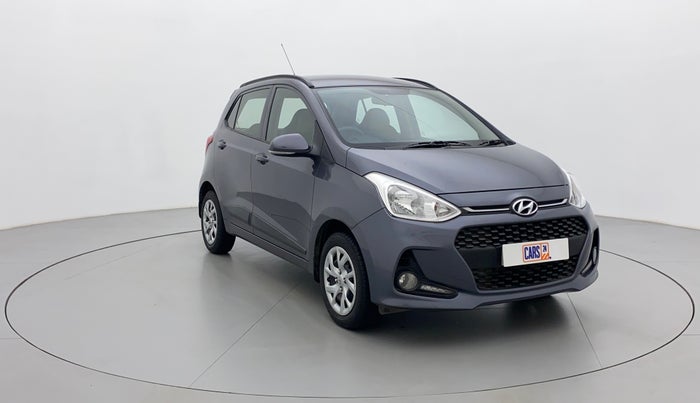 2017 Hyundai Grand i10 SPORTZ (O) 1.2 KAPPA VTVT, Petrol, Manual, 33,407 km, Right Front Diagonal