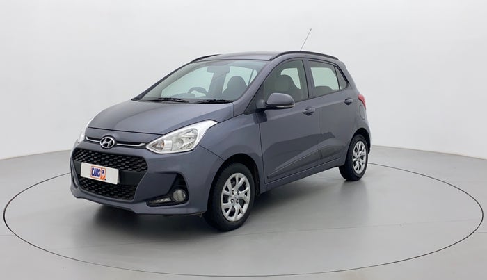 2017 Hyundai Grand i10 SPORTZ (O) 1.2 KAPPA VTVT, Petrol, Manual, 33,407 km, Left Front Diagonal