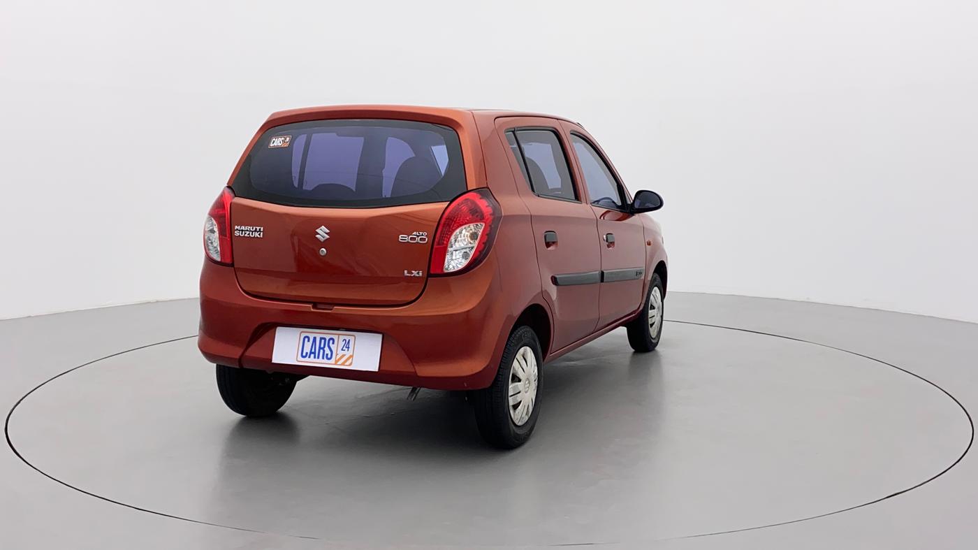 2012 Maruti Alto 800 LXI, Petrol, Manual, 8,481 km, Right Back Diagonal