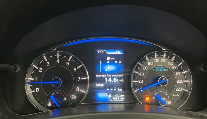 2018 Maruti Ciaz SIGMA 1.5 SHVS MT  PETROL, Petrol, Manual, 76,254 km, Odometer Image