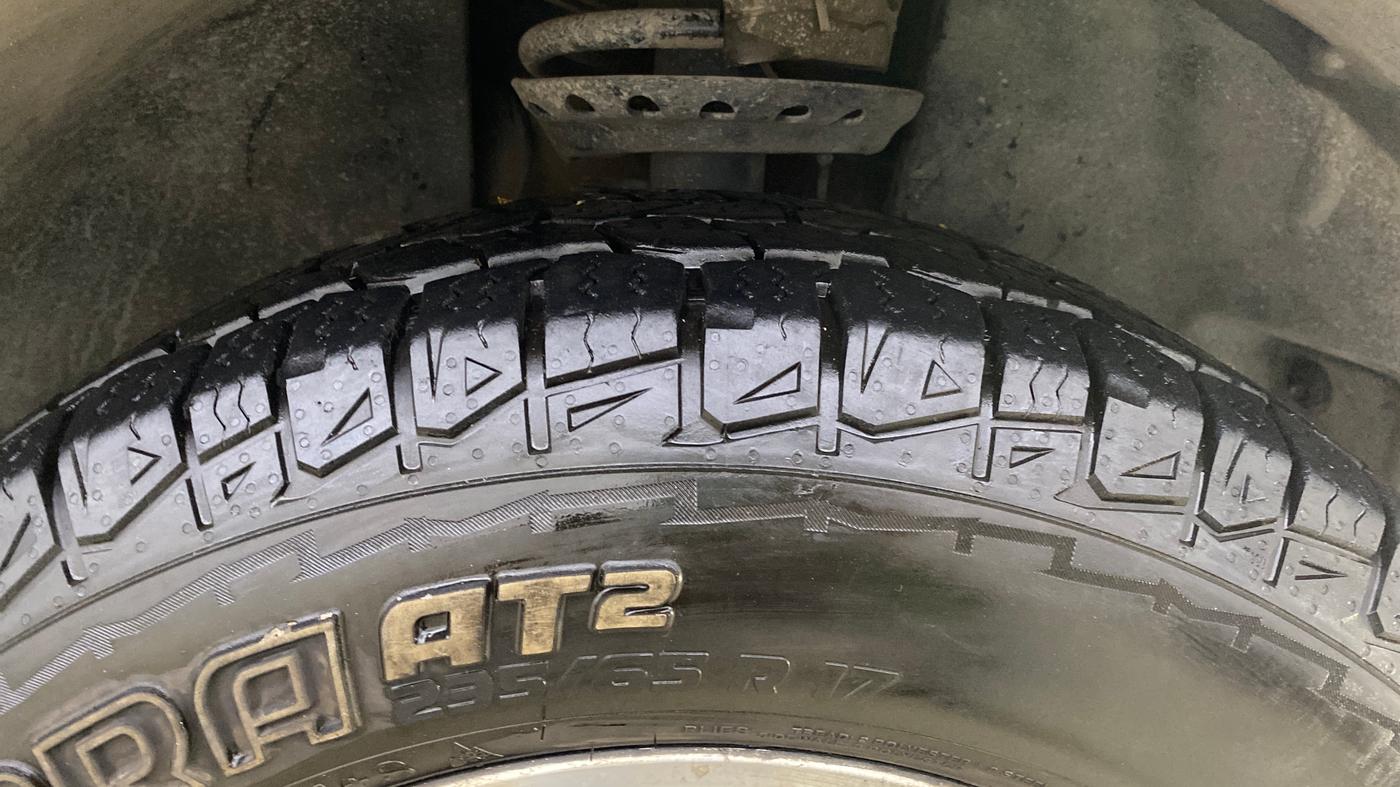 2021 Tata Harrier XZA PLUS 2.0L, Diesel, Automatic, 92,540 km, Right Front Tyre Tread