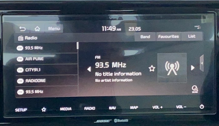 2020 KIA SELTOS 1.5 GTX+ AT, Diesel, Automatic, 8,089 km, Infotainment System