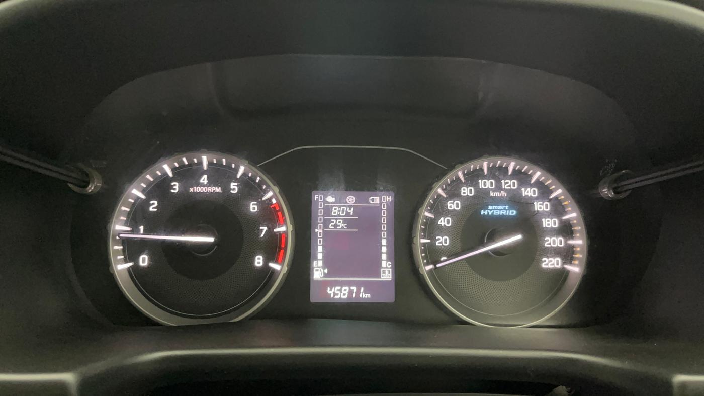 2023 Maruti BREZZA VXI SMART HYBRID, Petrol, Manual, 45,553 km, Odometer Image