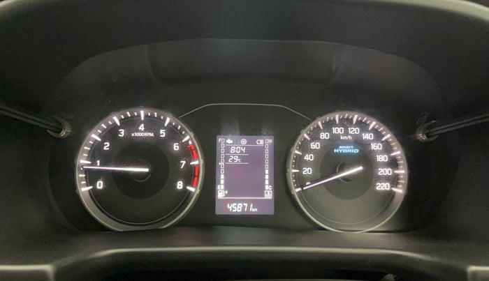 2023 Maruti BREZZA VXI SMART HYBRID, Petrol, Manual, 45,821 km, Odometer Image