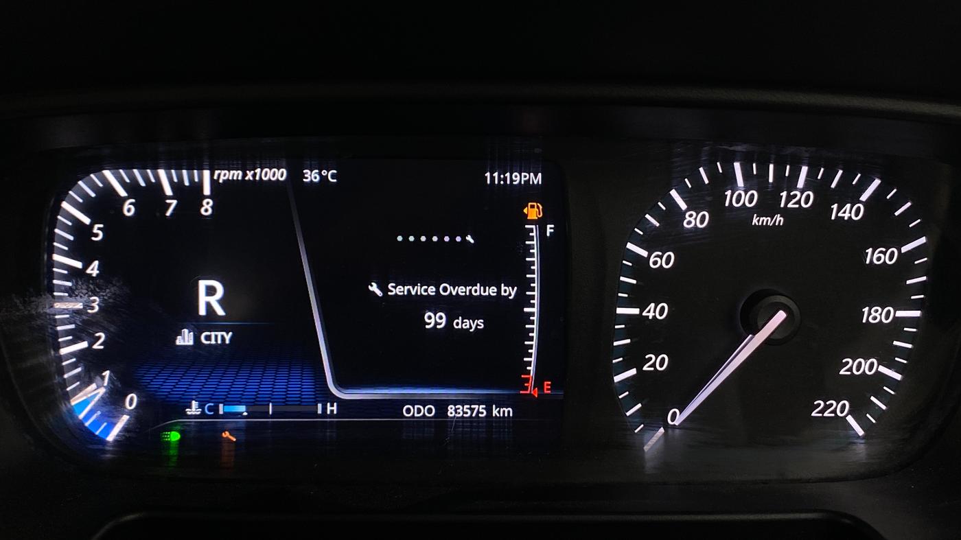 2021 Tata PUNCH CREATIVE  MT, Petrol, Manual, 83,570 km, Odometer Image