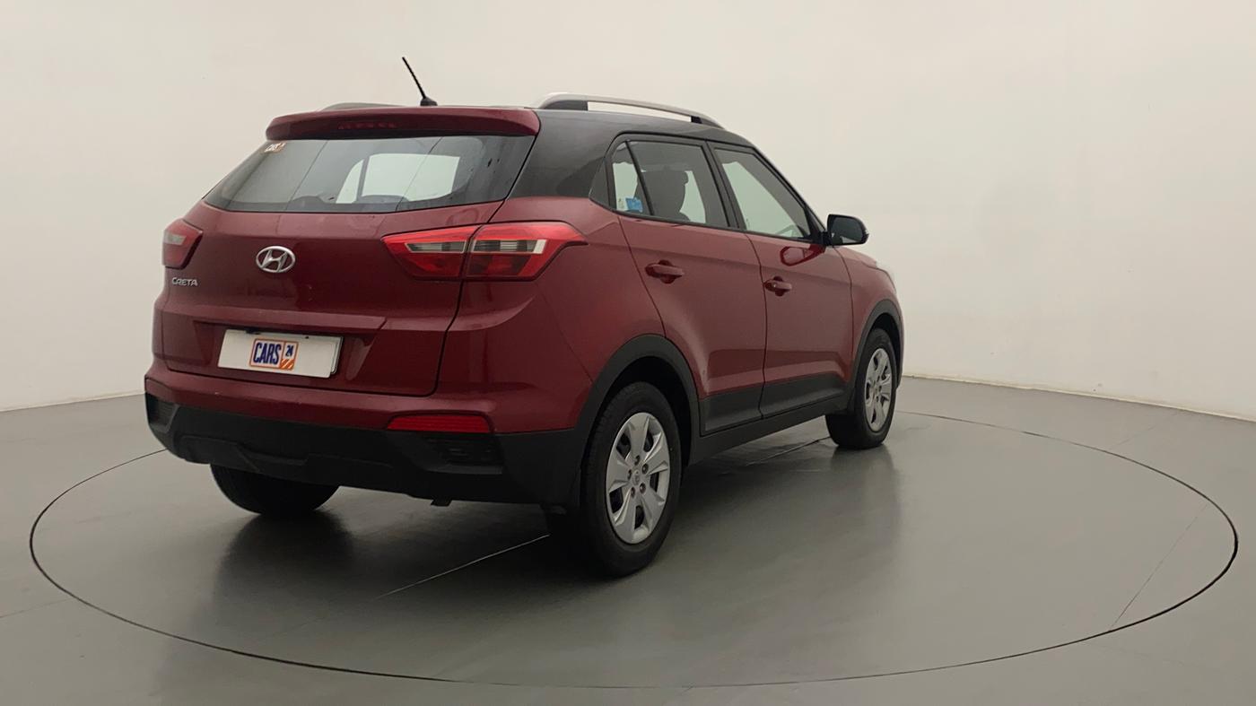 2017 Hyundai Creta E PLUS 1.6 PETROL, Petrol, Manual, 75,175 km, Right Back Diagonal