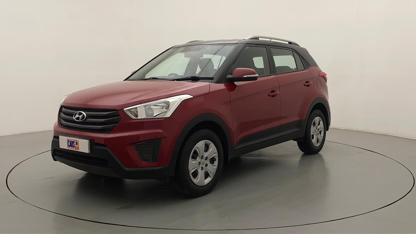 2017 Hyundai Creta E PLUS 1.6 PETROL, Petrol, Manual, 75,175 km, Left Front Diagonal