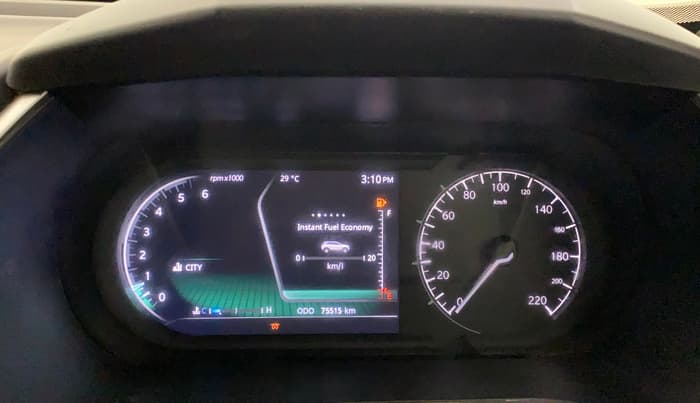 2019 Tata Harrier XZ 2.0L, Diesel, Manual, 75,515 km, Odometer Image