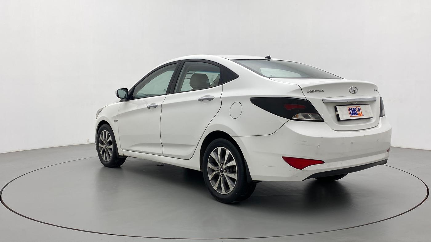 2015 Hyundai Verna FLUIDIC 1.6 CRDI SX AT 4S, Diesel, Automatic, 83,323 km, Left Back Diagonal