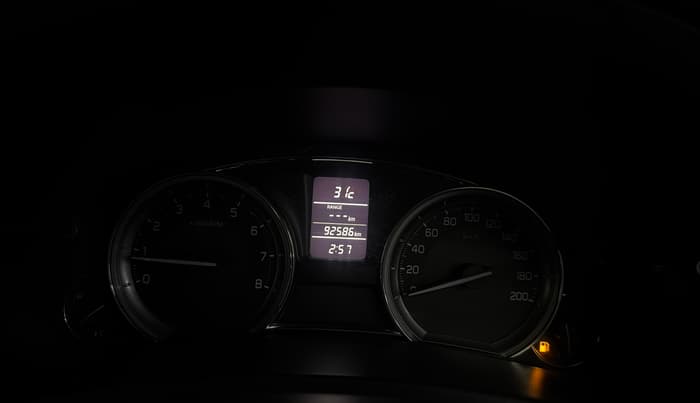2015 Maruti Ciaz VXI+, Petrol, Manual, 92,577 km, Odometer Image