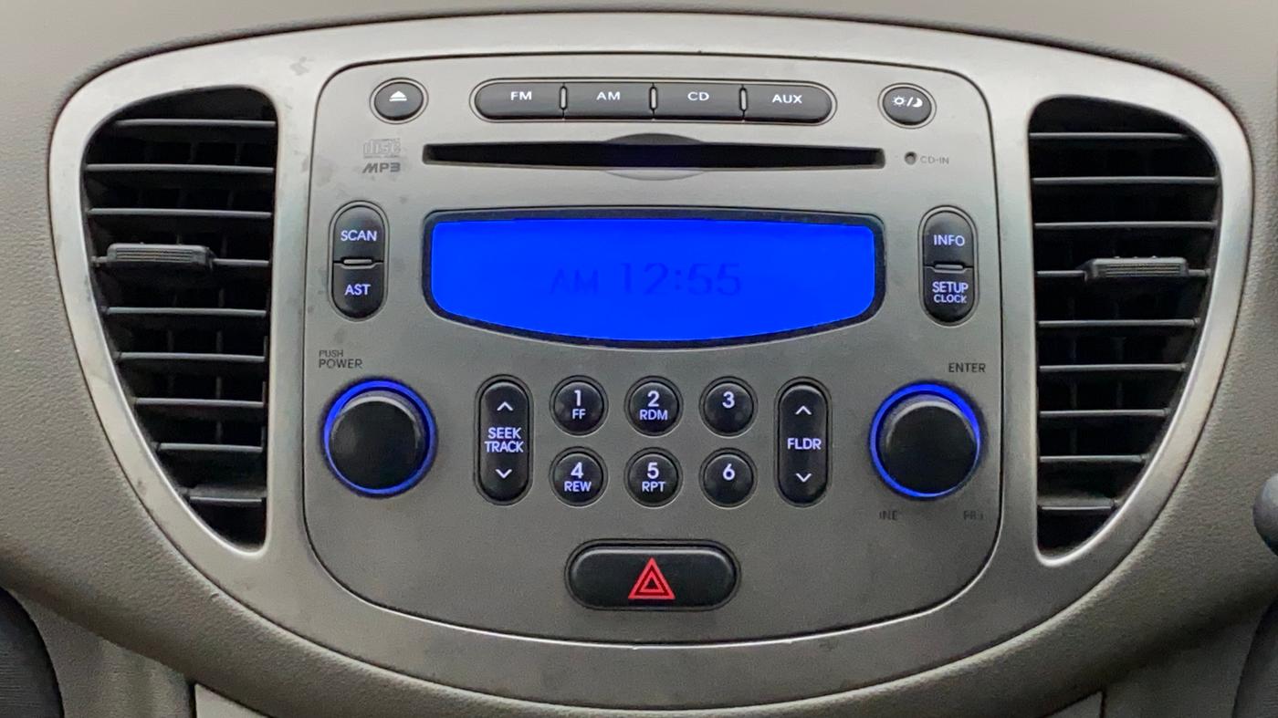 2011 Hyundai i10 SPORTZ 1.2, Petrol, Manual, 74,850 km, Infotainment System
