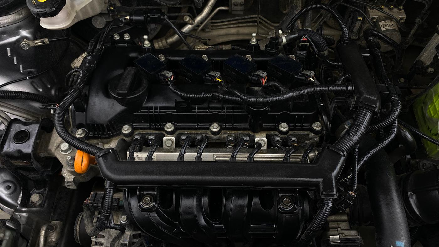 2021 KIA SONET HTK PLUS 1.2, Petrol, Manual, 72,196 km, Engine View