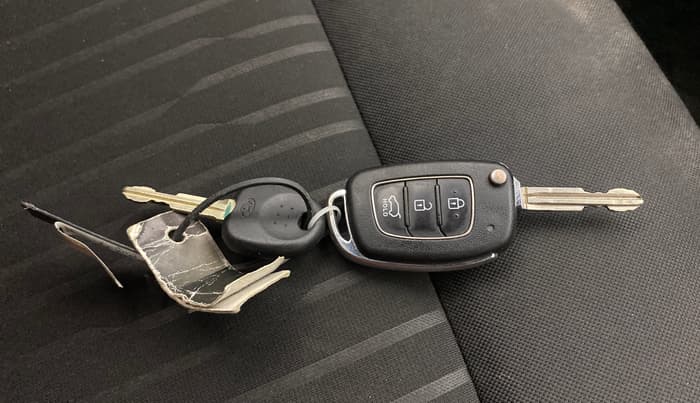 2018 Hyundai Elite i20 ASTA 1.4 CRDI DUAL TONE, Diesel, Manual, 79,002 km, Key Close Up