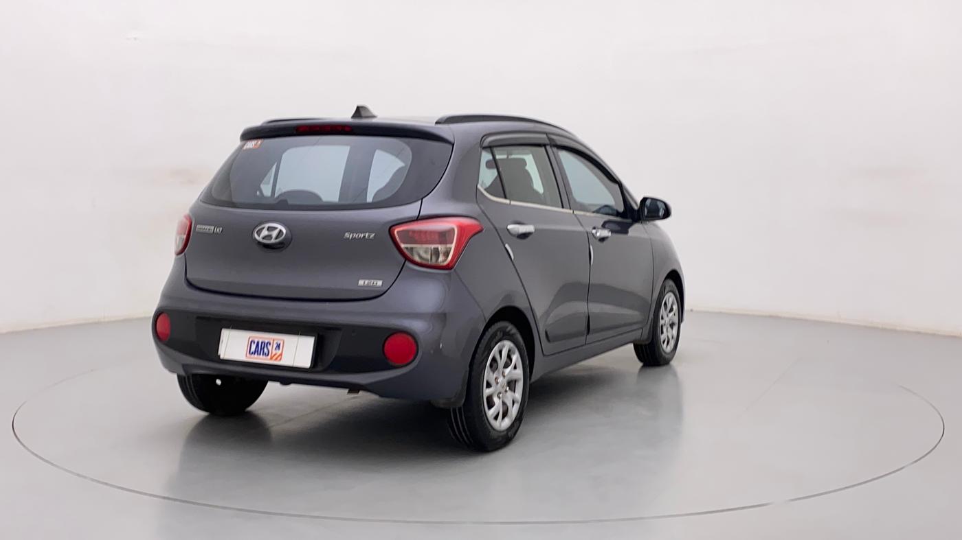 2018 Hyundai Grand i10 SPORTZ (O) 1.2 U2 CRDI, Diesel, Manual, 68,204 km, Right Back Diagonal