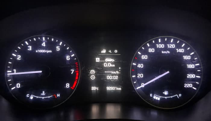 2016 Hyundai Elite i20 ASTA 1.2 (O), Petrol, Manual, 92,922 km, Odometer Image
