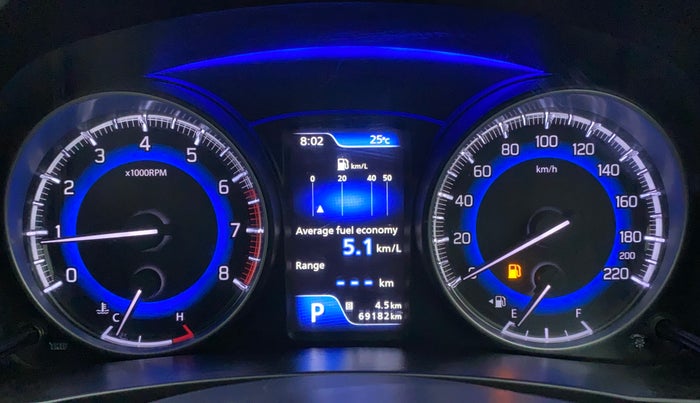 2016 Maruti Baleno DELTA CVT PETROL 1.2, Petrol, Automatic, 69,182 km, Odometer Image