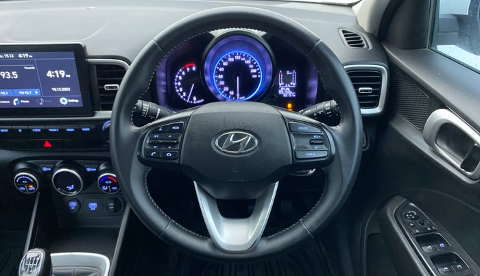 2020 Hyundai VENUE 1.0L Turbo GDI SX MT, Petrol, Manual, 60,219 km, Steering Wheel Close Up