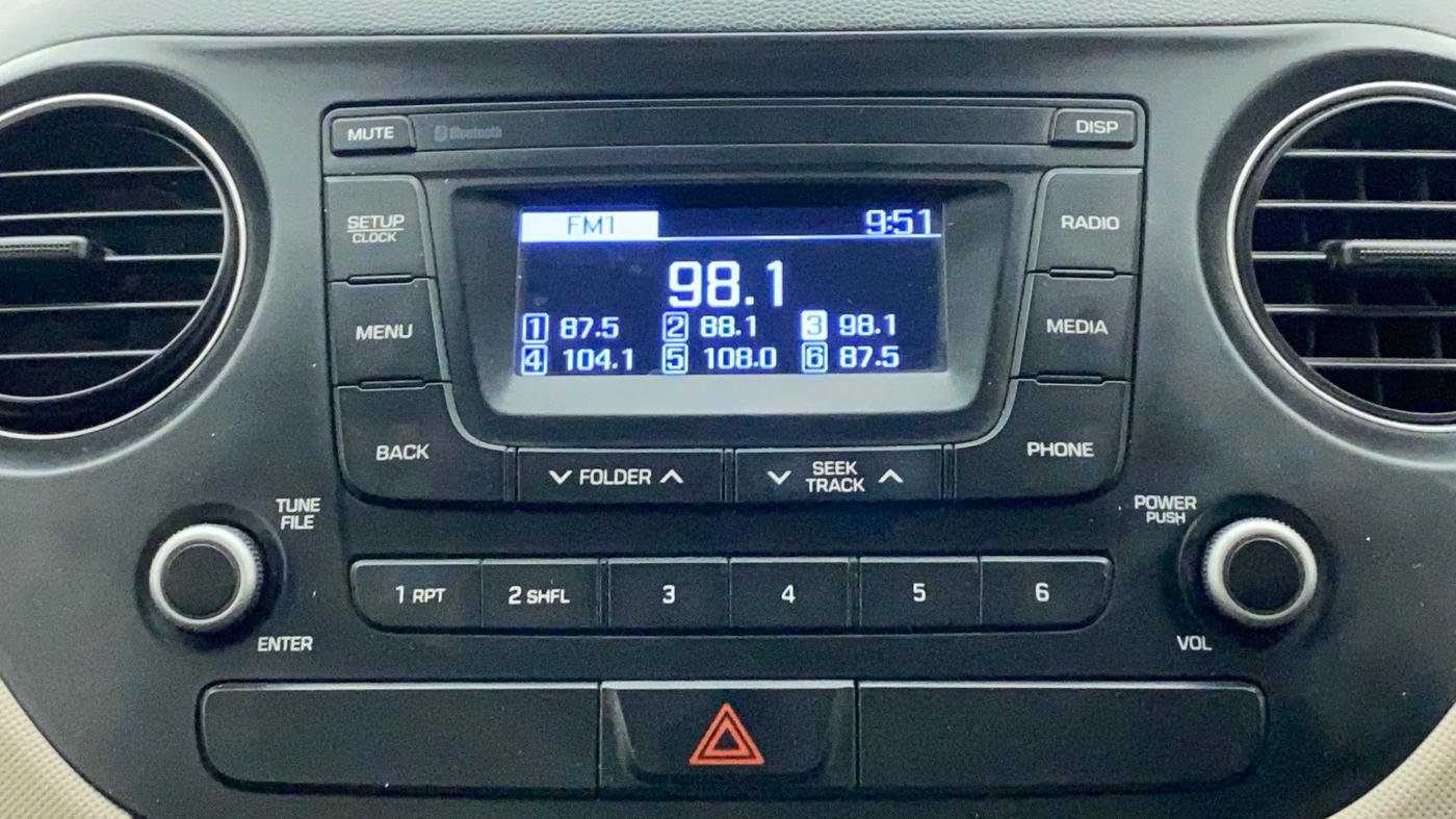 2018 Hyundai Xcent E+, CNG, Manual, 57,279 km, Infotainment System