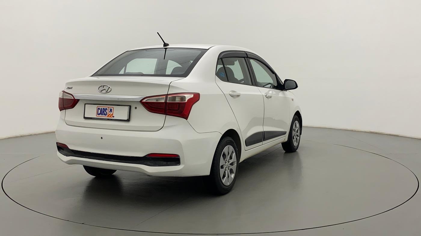 2018 Hyundai Xcent E+, CNG, Manual, 57,279 km, Right Back Diagonal