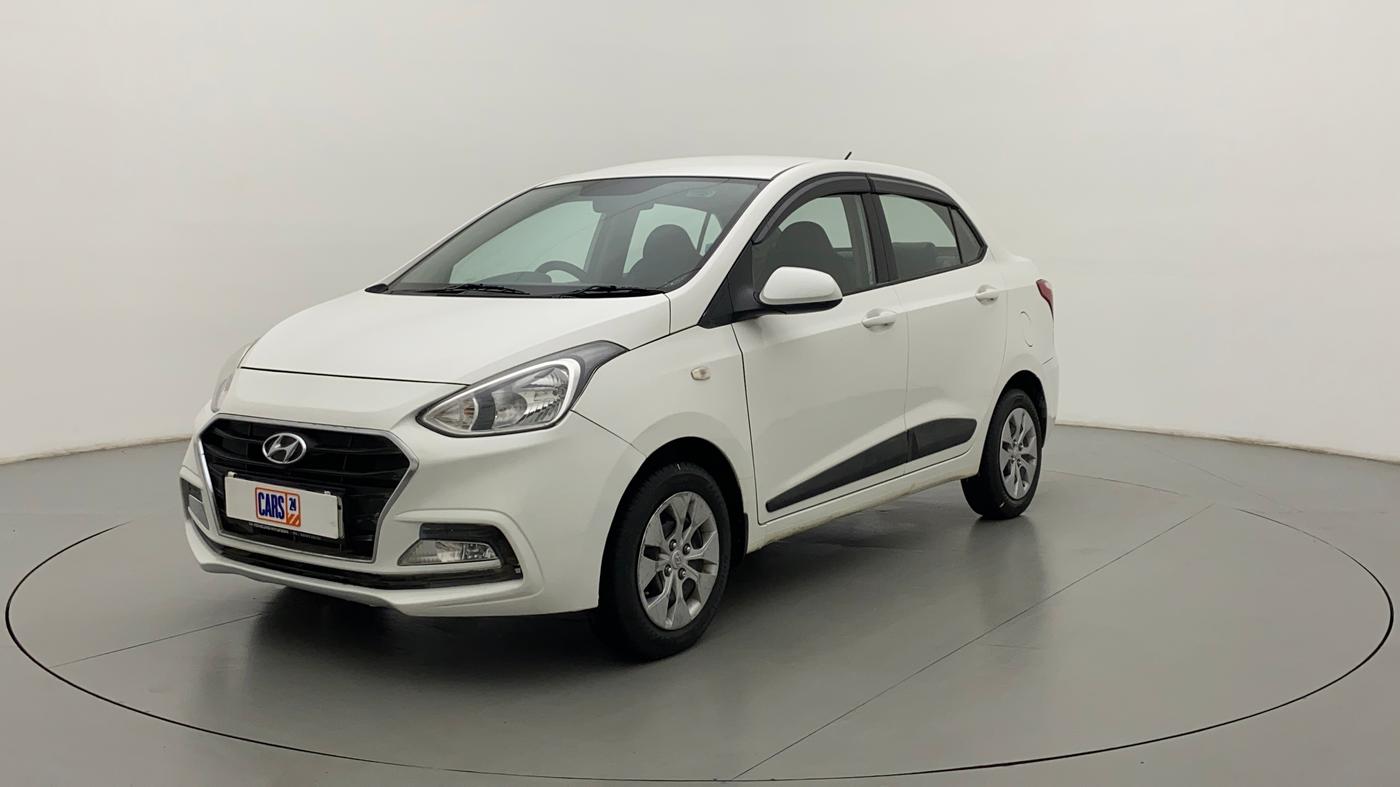 2018 Hyundai Xcent E+, CNG, Manual, 57,279 km, Left Front Diagonal