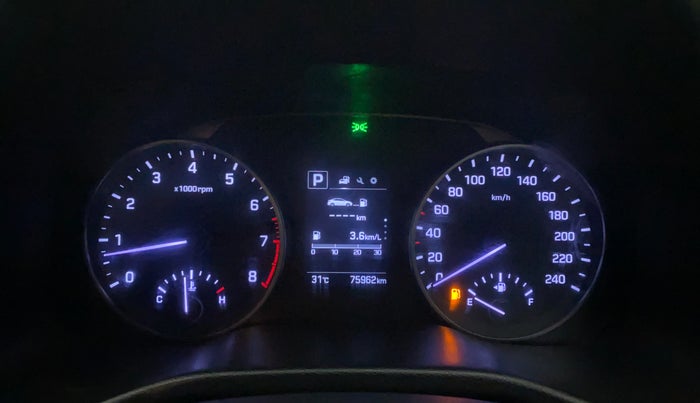 2017 Hyundai New Elantra 2.0 SX(O) AT PETROL, Petrol, Automatic, 76,064 km, Odometer Image