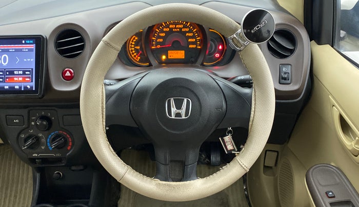 2013 Honda Amaze 1.2L I-VTEC EX, Petrol, Manual, 82,081 km, Steering Wheel Close Up