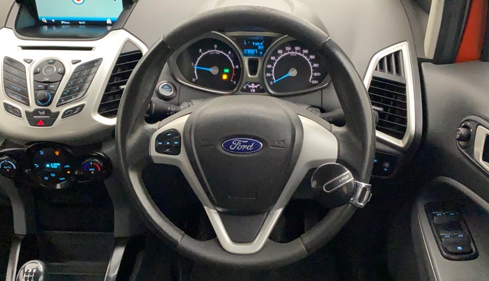 2017 Ford Ecosport TITANIUM+ 1.5L DIESEL, Diesel, Manual, 78,967 km, Steering Wheel Close Up