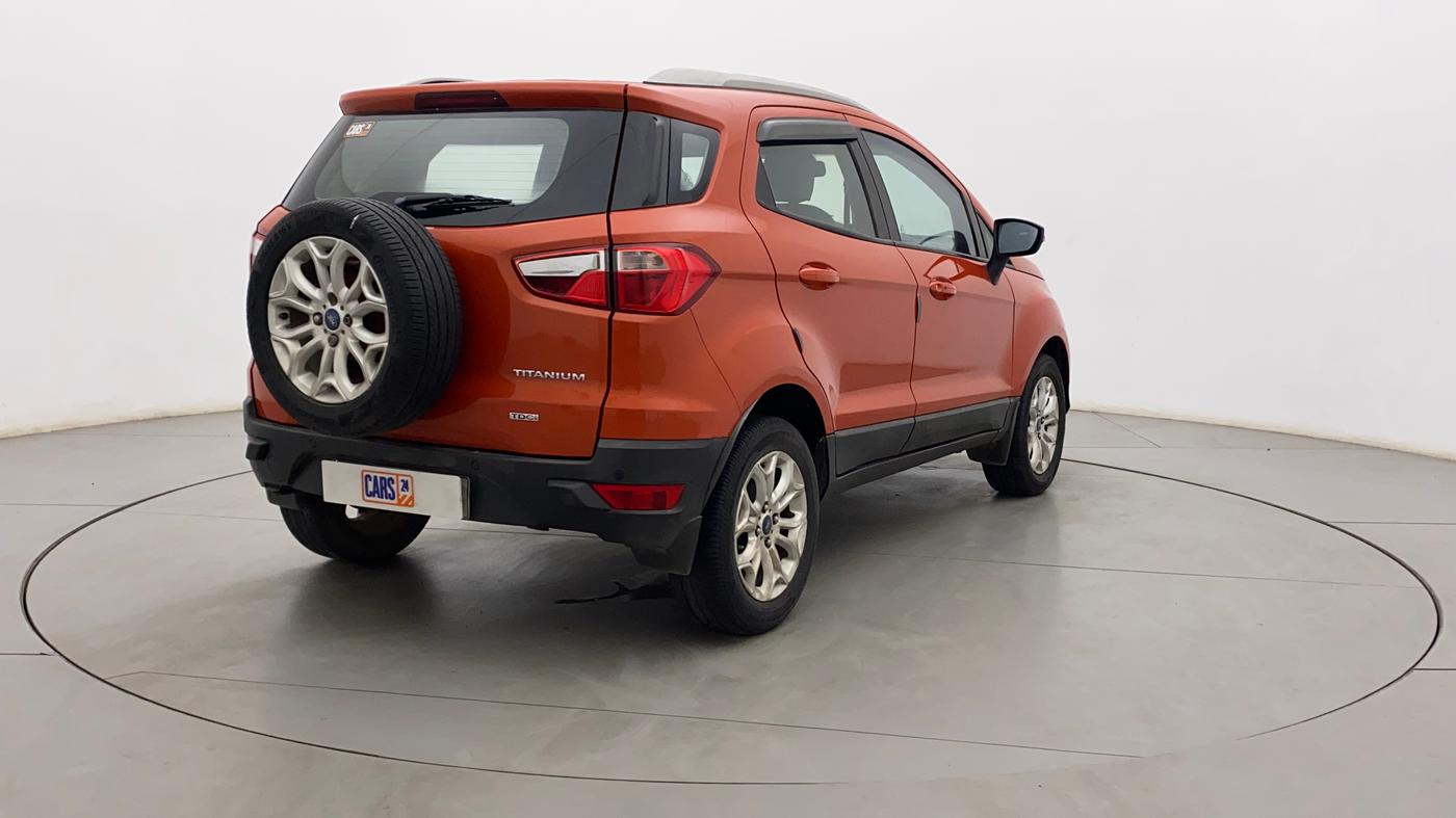 2017 Ford Ecosport TITANIUM+ 1.5L DIESEL, Diesel, Manual, 78,967 km, Right Back Diagonal