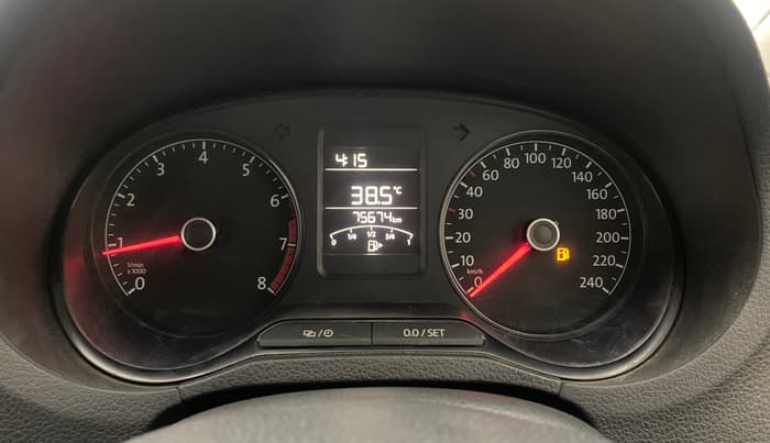 2017 Volkswagen Polo TRENDLINE 1.2L PETROL, Petrol, Manual, 75,643 km, Odometer Image
