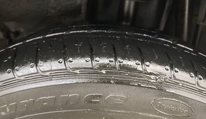 2022 Tata Tiago XZA PLUS PETROL, Petrol, Automatic, 16,604 km, Left Rear Tyre Tread