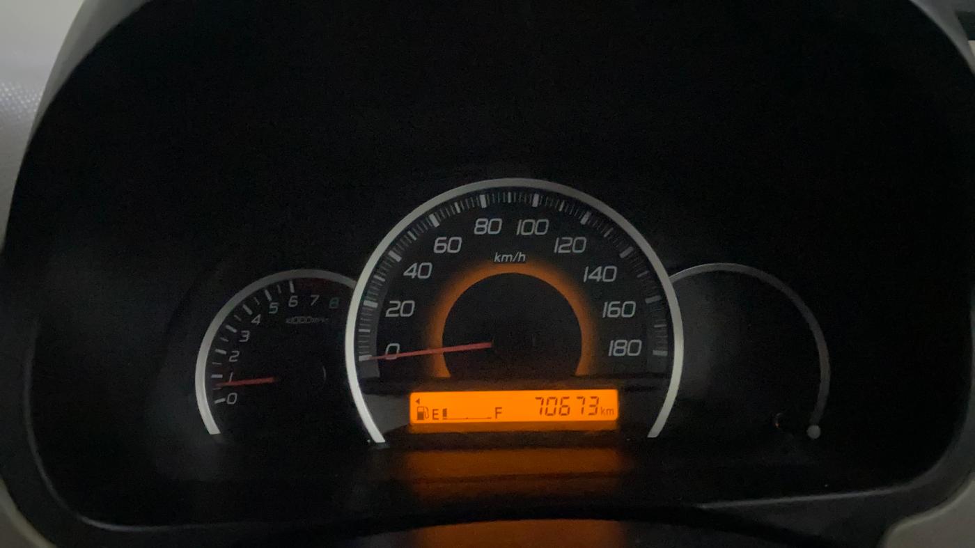 2014 Maruti Wagon R 1.0 VXI, Petrol, Manual, 70,654 km, Odometer Image