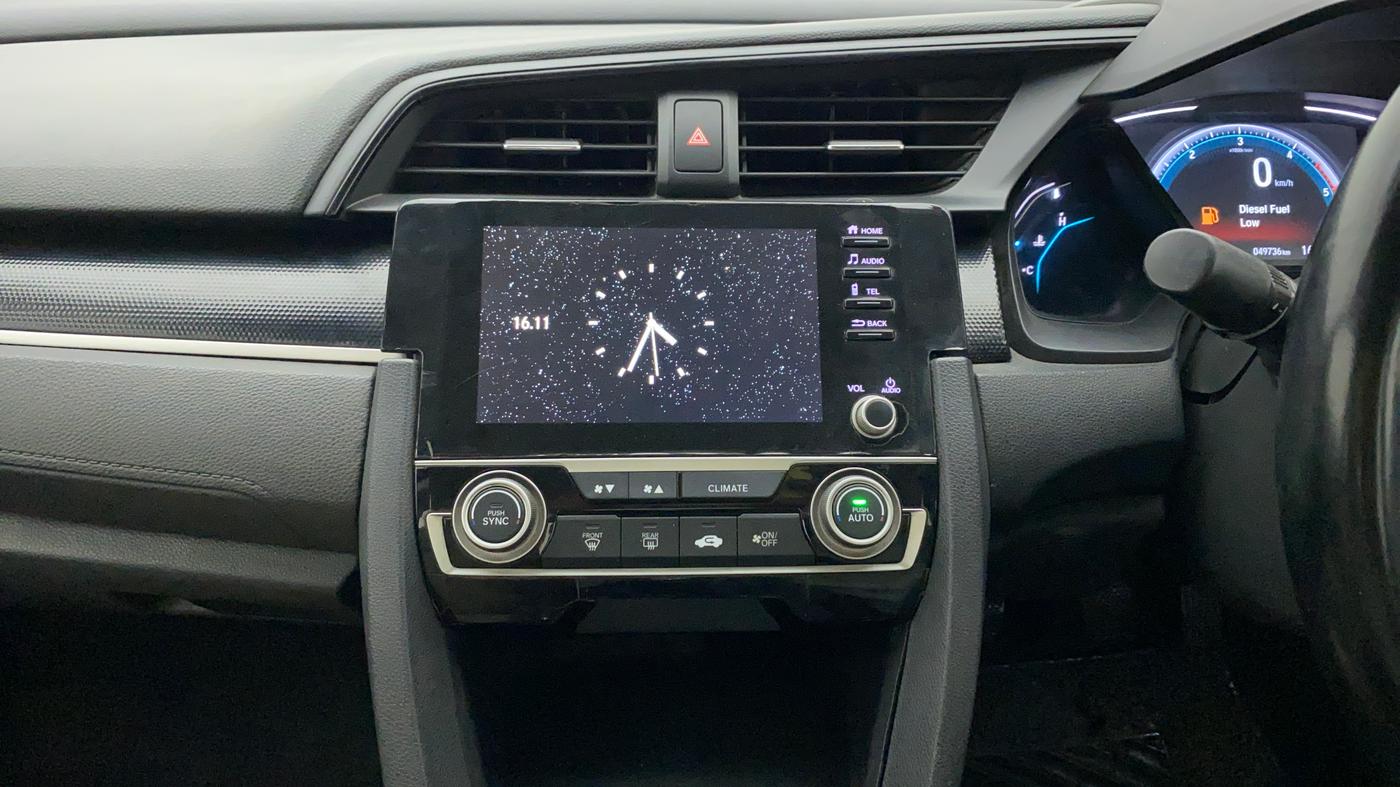 2019 Honda Civic 1.6L I-DTEC VX MT, Diesel, Manual, 50,016 km, Air Conditioner