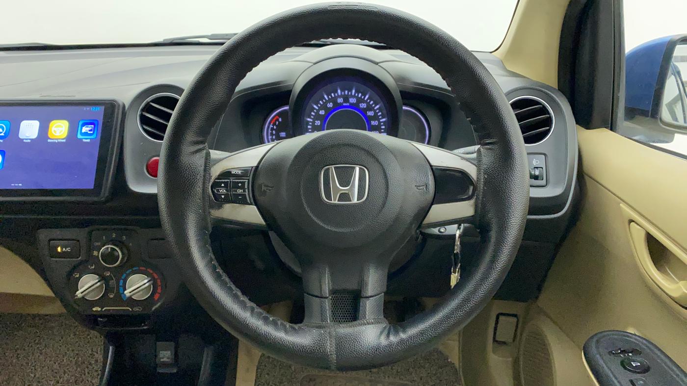2015 Honda Amaze 1.2L I-VTEC S, Petrol, Manual, 49,652 km, Steering Wheel Close Up
