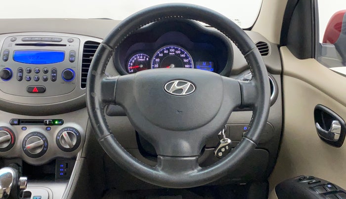 2012 Hyundai i10 SPORTZ 1.2 AT, Petrol, Automatic, 40,746 km, Steering Wheel Close Up