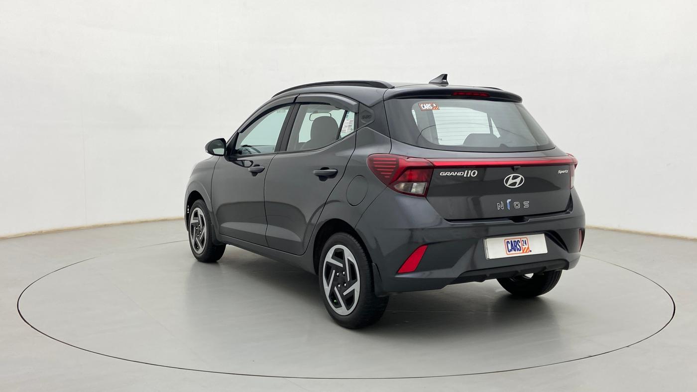 2023 Hyundai GRAND I10 NIOS SPORTZ 1.2 KAPPA VTVT, Petrol, Manual, 7,303 km, Left Back Diagonal